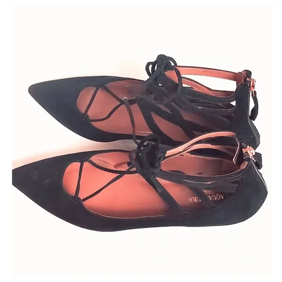 ‼️SOLD‼️‼️ BELGRAVA FLATS BLACK SUEDE(SOLD) - Picture 3 of 12